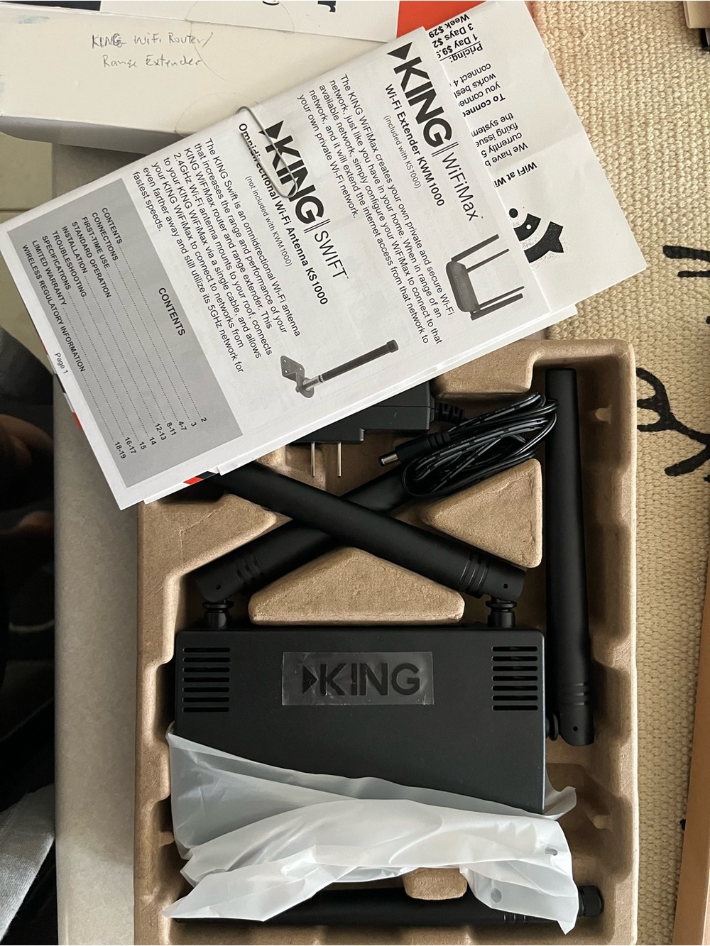 King Wi‑Fi Router & Range Extender - Picture 2 of 3